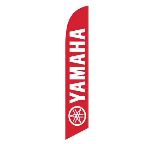 Yamaha Red Banner Flag